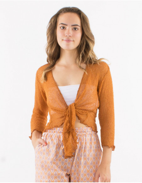 Veste maille polyester légère filet