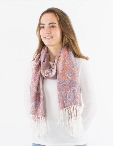 Pack de 10 foulards 55% viscose 45% polyester