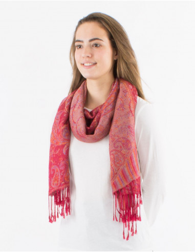Pack de 10 foulards 55% viscose 45% polyester