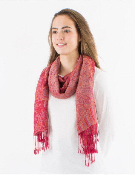 Pack de 10 foulards 55% viscose 45% polyester