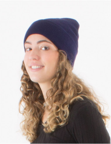 Bonnet maille acrylique uni