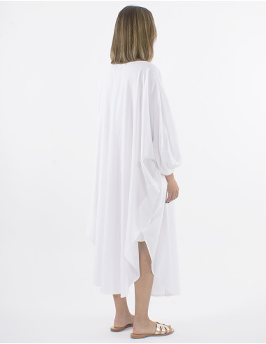 Robe coton uni boubou sw