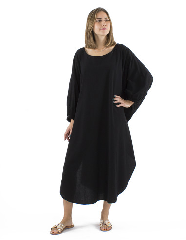 Robe coton uni boubou sw
