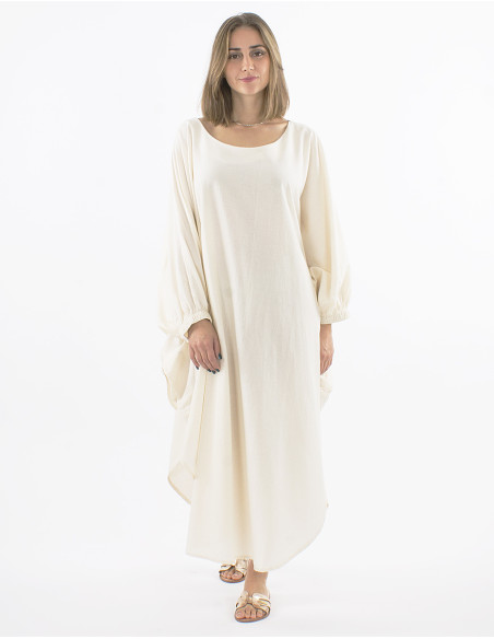 Robe coton uni boubou sw