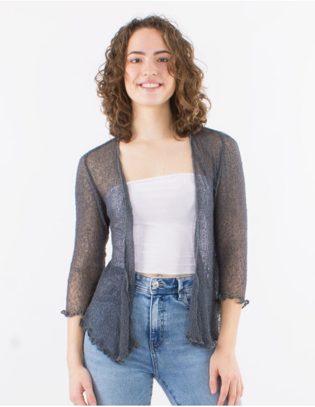 Veste maille polyester légère filet