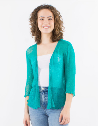 Veste maille polyester légère filet