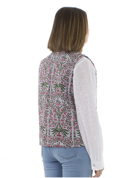 Gilet coton matelassé 3 lacets