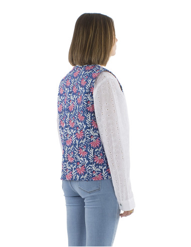 Gilet coton matelassé 3 lacets