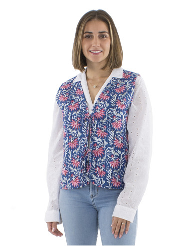 Gilet coton matelassé 3 lacets