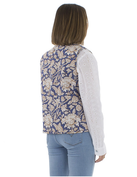 Gilet coton matelassé 3 lacets