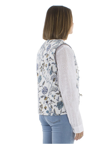 Gilet coton matelassé 3 lacets