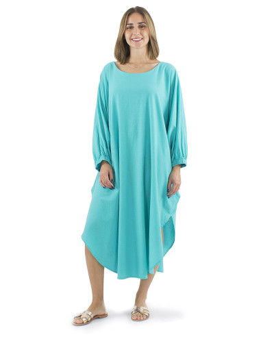 Robe coton uni boubou sw