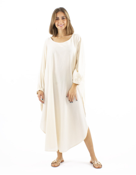 Robe coton uni boubou sw