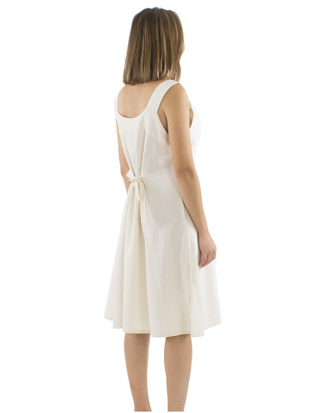 Robe coton uni larges bretelles sw