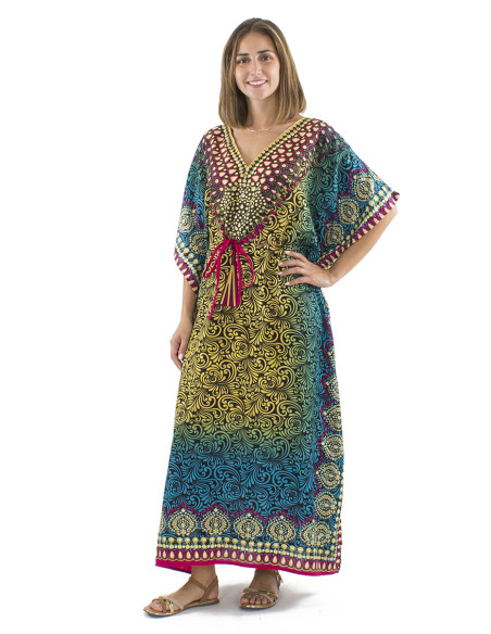 Robe kaftan polyester 132 cm