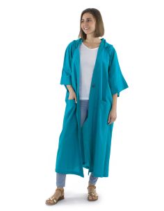 Veste coton uni capuche sw 2