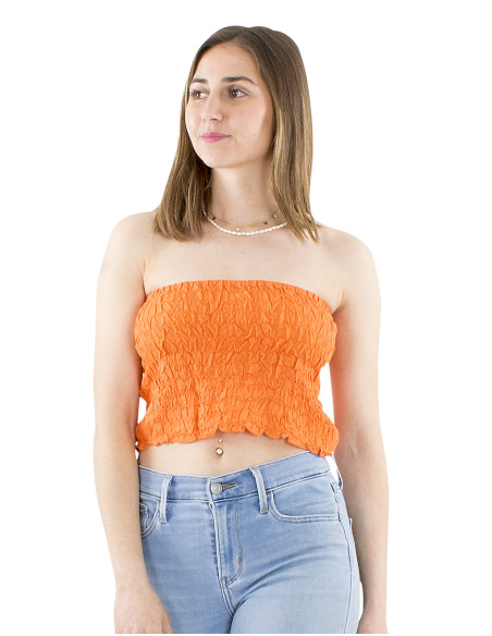 Top viscose bandeau uni élastique