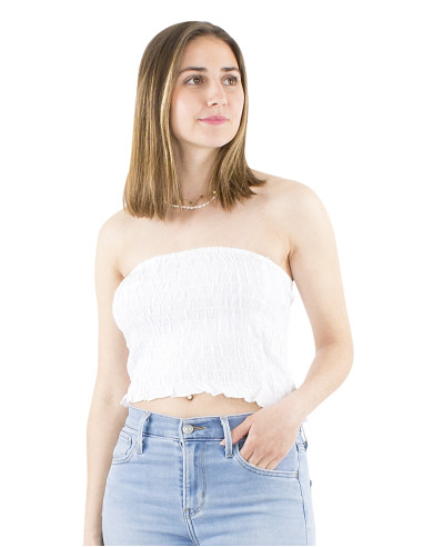 Top viscose bandeau uni élastique