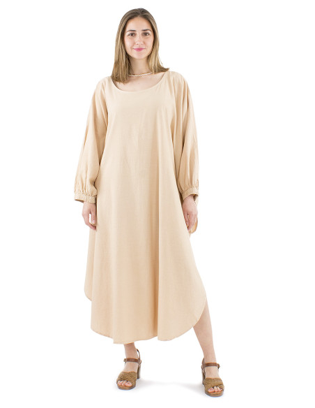 Robe coton uni boubou sw