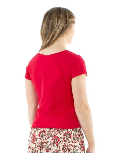 Tee shirt manches courtes uni