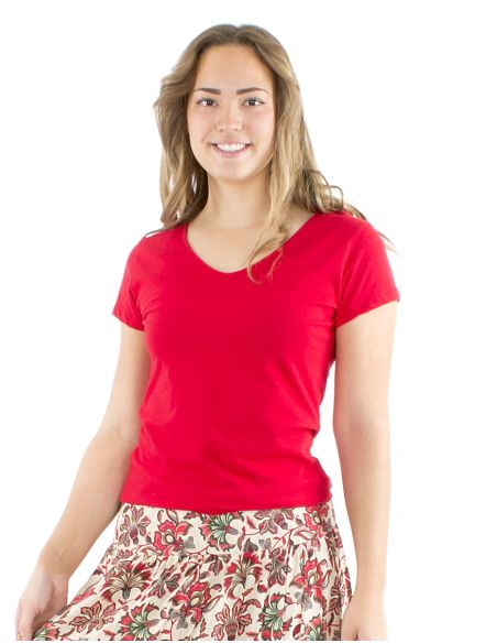 Tee shirt manches courtes uni