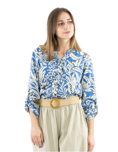 Chemisier coton imprimé Indien
