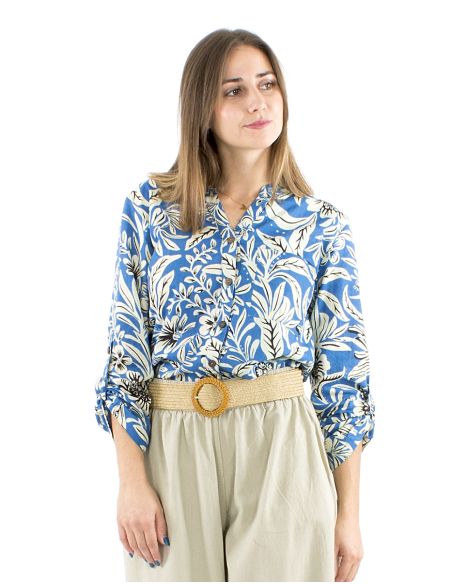 Chemisier coton imprimé Indien