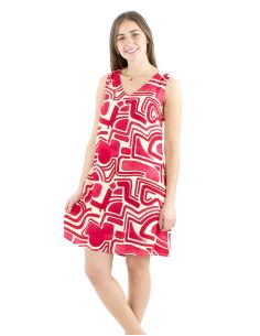 Robe viscose débardeur imprimé Graffiti