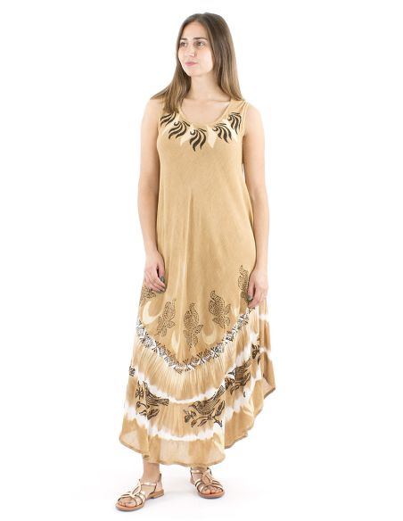 Robe viscose crêpe umbrella 120cm