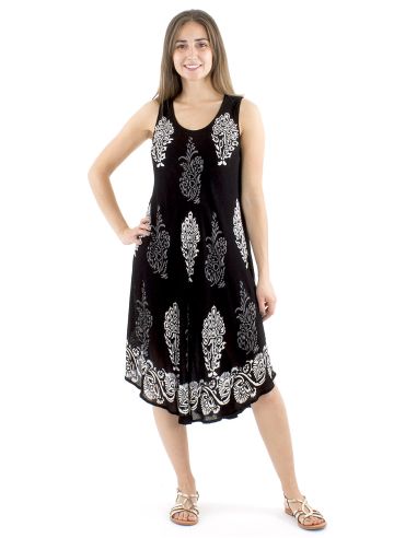 Robe viscose crêpe umbrella 98cm