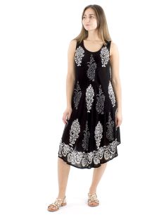 Robe viscose crêpe umbrella 98cm 2