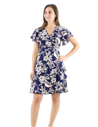 Robe viscose pareo imprimé Althea