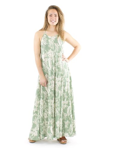 Robe viscose dos nu imprimé Althea