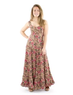 Robe polyester princesse longue sari