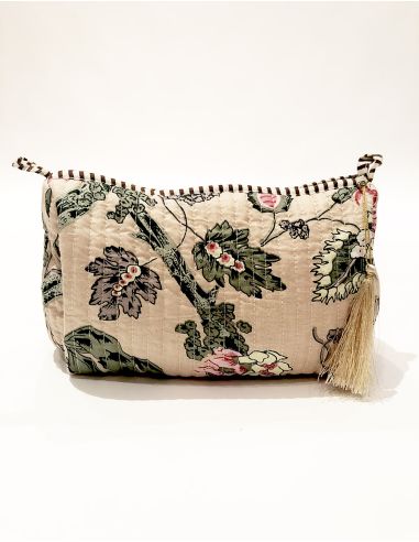 Trousse coton matelassée polyester moyenne