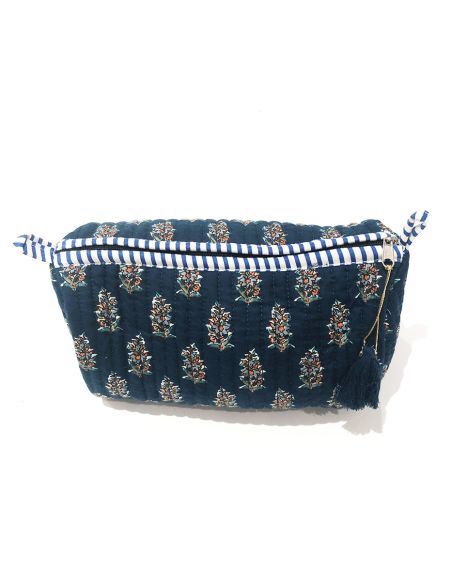 Trousse coton matelassée polyester moyenne