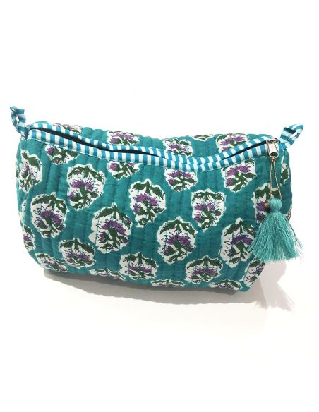 Trousse coton matelassée polyester moyenne