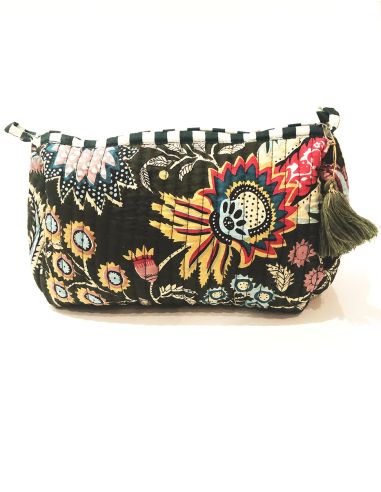 Trousse coton matelassée polyester moyenne