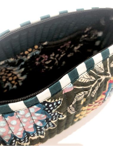 Trousse coton matelassée polyester moyenne