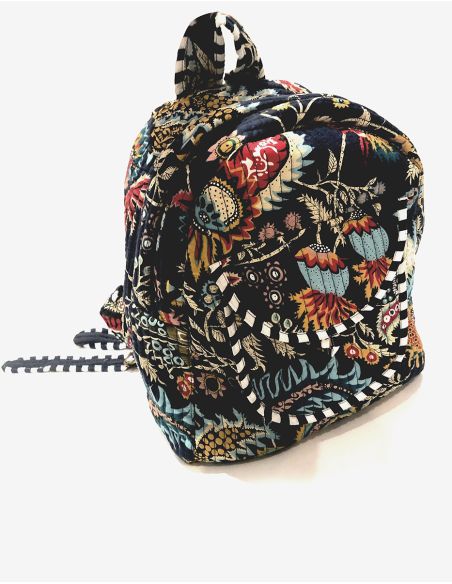 Sac à dos coton matelassé polyester