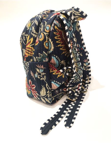 Sac à dos coton matelassé polyester