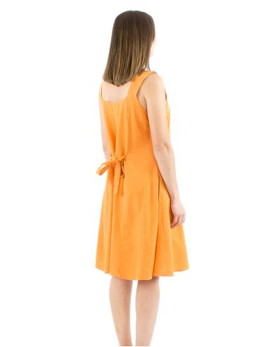 Robe coton uni larges bretelles sw