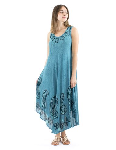 Robe viscose crêpe umbrella 120cm