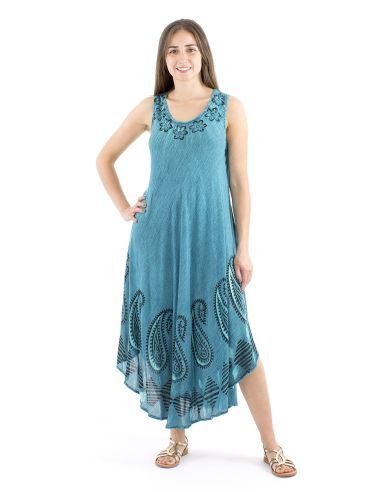 Robe viscose crêpe umbrella 120cm