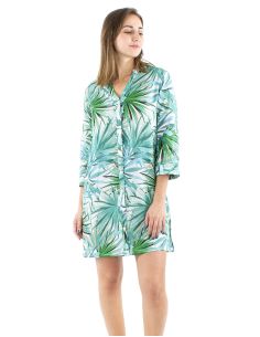 Robe tunique voile coton imprimé Palma 2