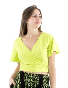 Tee shirt 95% coton 5% élasthanne uni manches courtes 2