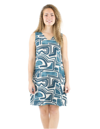 Robe viscose débardeur imprimé Graffiti