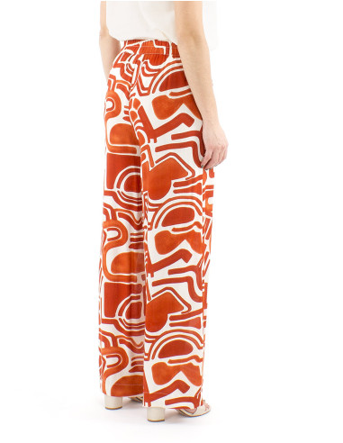 Pantalon viscose large ceinture élastique...