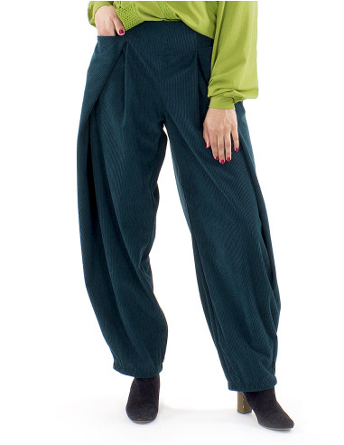 Pantalon velours polyester