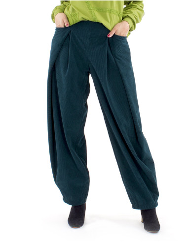 Pantalon velours polyester